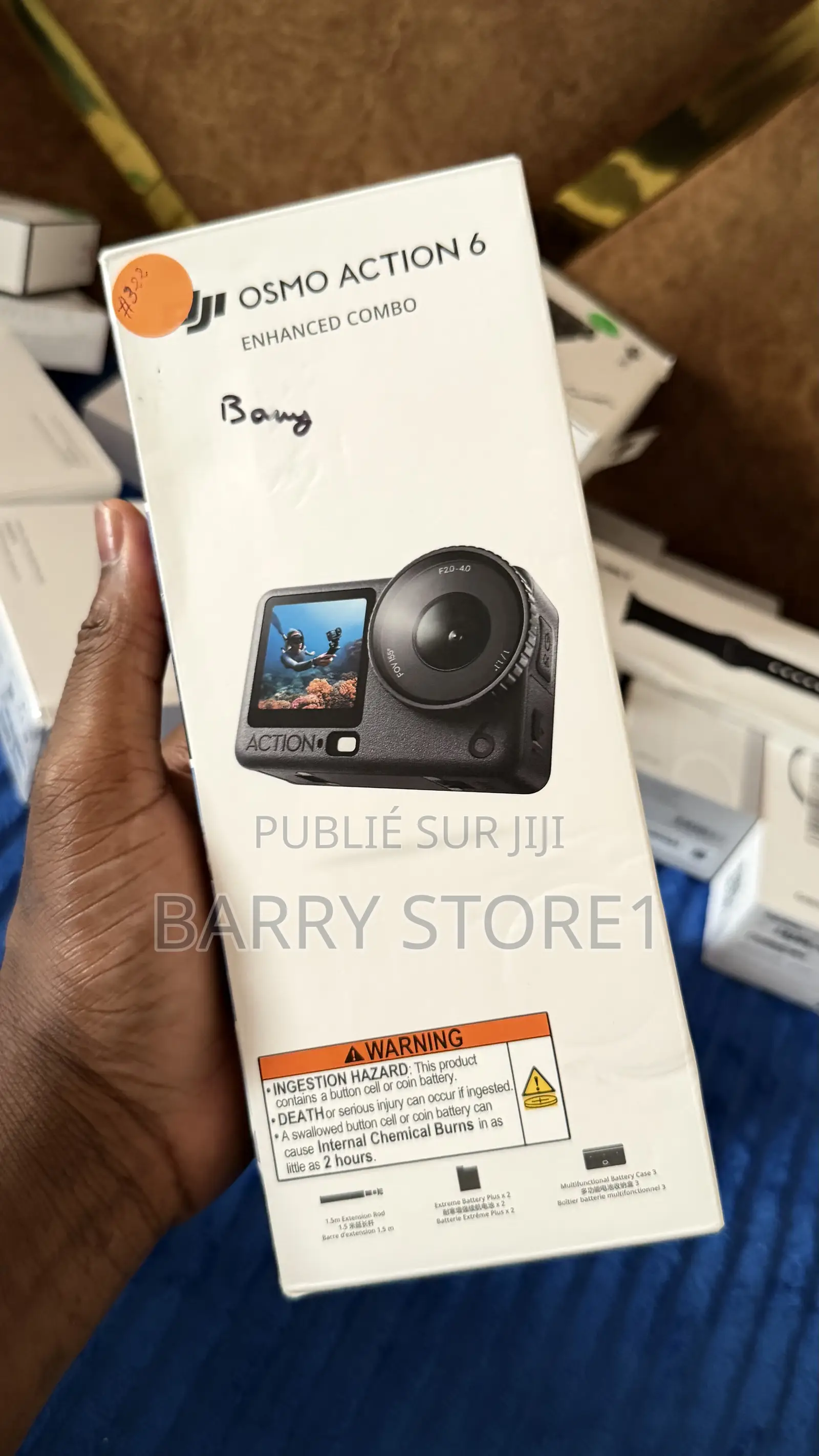 Dji Osmo Action 6 Enhanced Combo, 50gb Intégrer