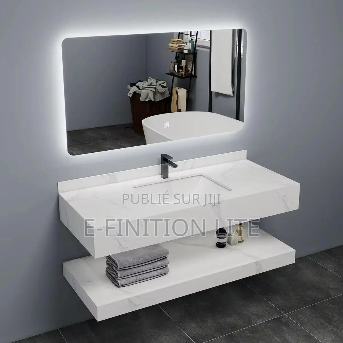 Meuble Vasque Avec Miroir Led