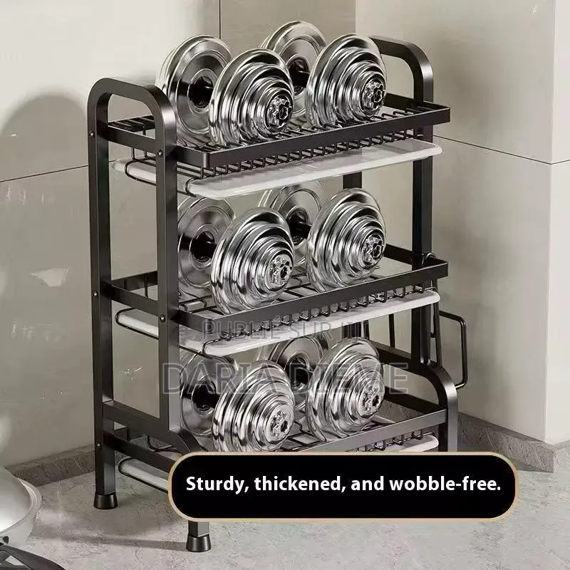 Égouttoir De Rangement Vaisselle 3 Niveaux Multifonctionnelle