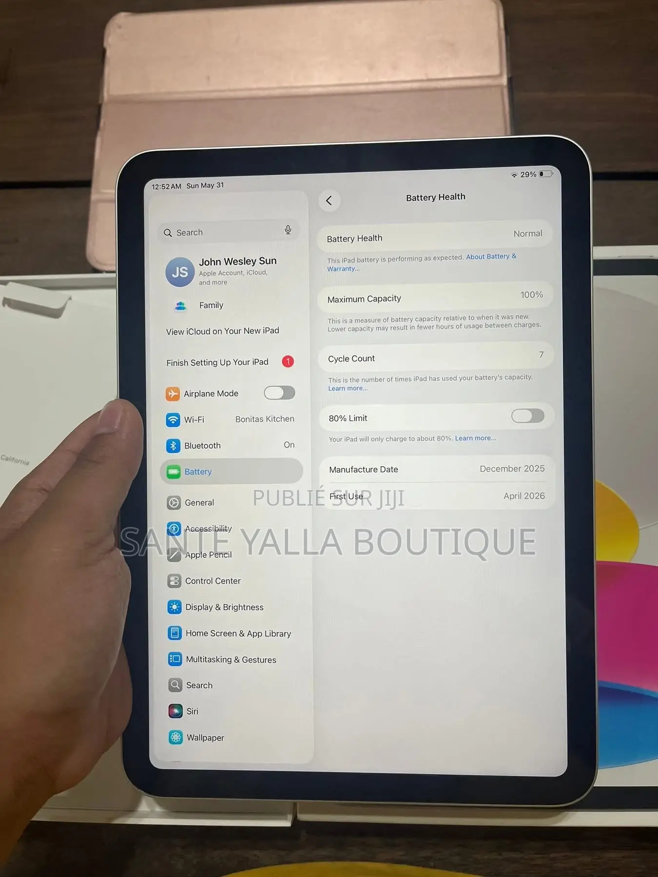 Nouveau Apple iPad Pro 11 (2022) 256 GB Gris