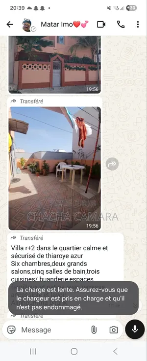 6chbre Maison dans Rassoul Business, Guediawaye à Vendre