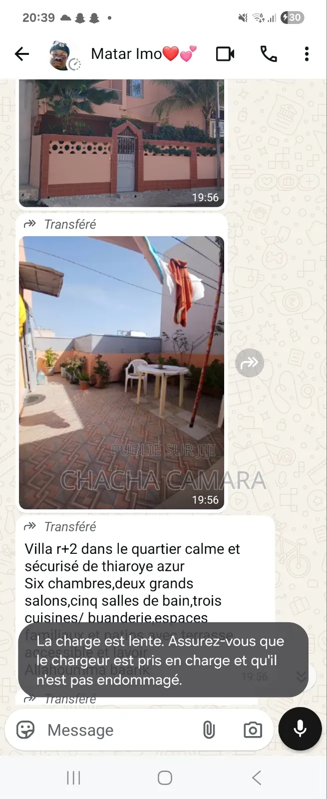 6chbre Maison dans Rassoul Business, Guediawaye à Vendre