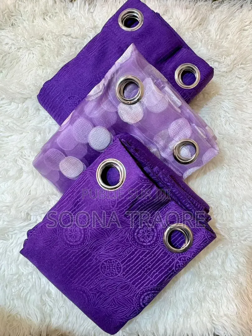 Vente Accessoire De Maison,Draps Et Rideaux Très Classe.
