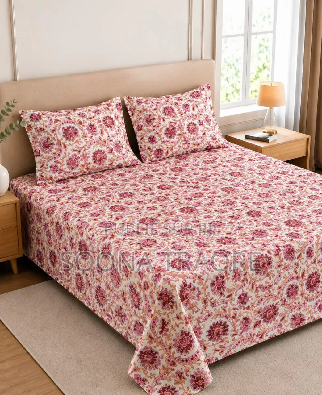 Vente Accessoire De Maison,Draps Et Rideaux Très Classe.