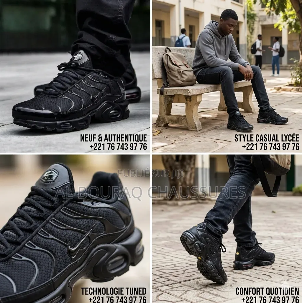 Nike Air Max Plus Tn Triple Black - Neuves Authentiques