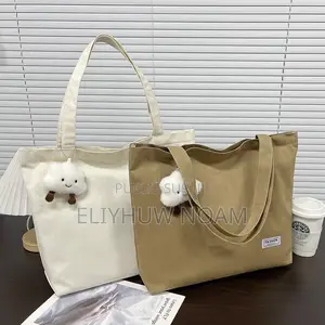 Tote Bag en Toile Avec Fermeture