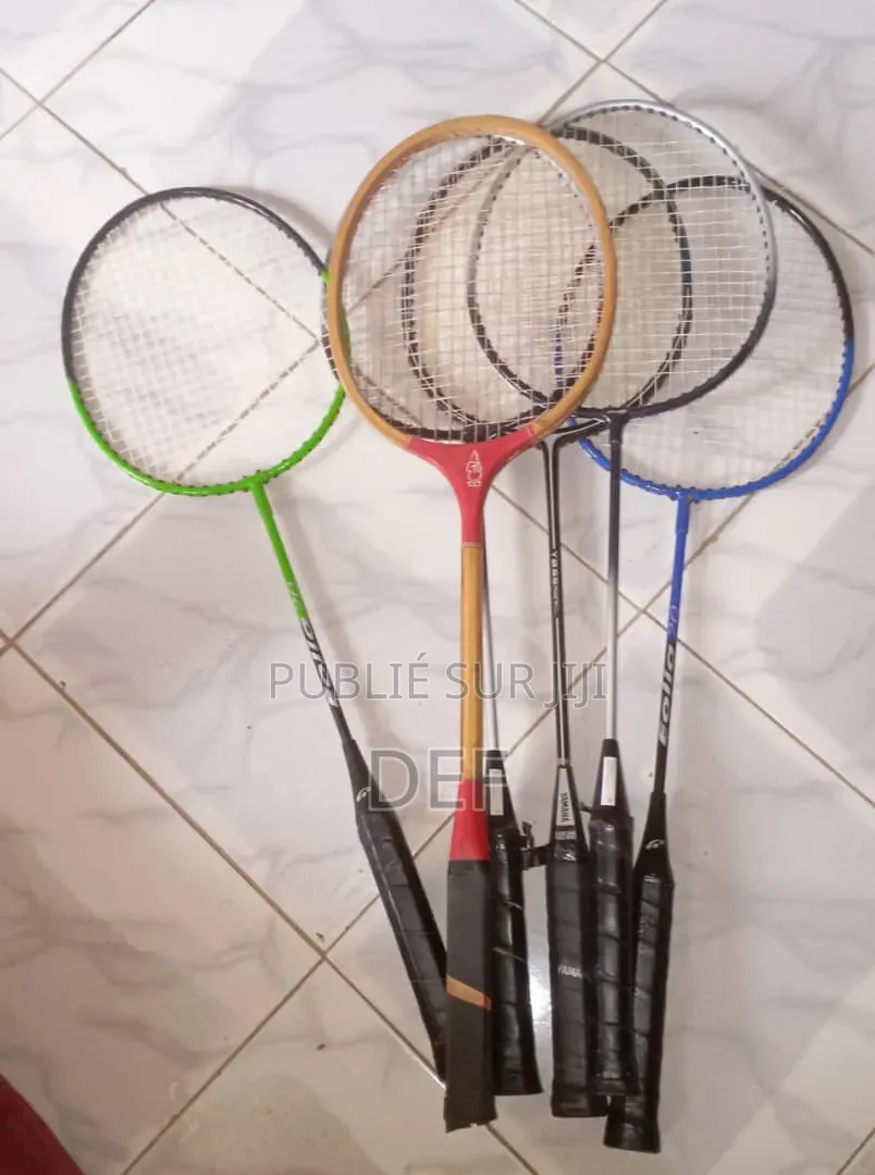 6 Raquettes De Badminton