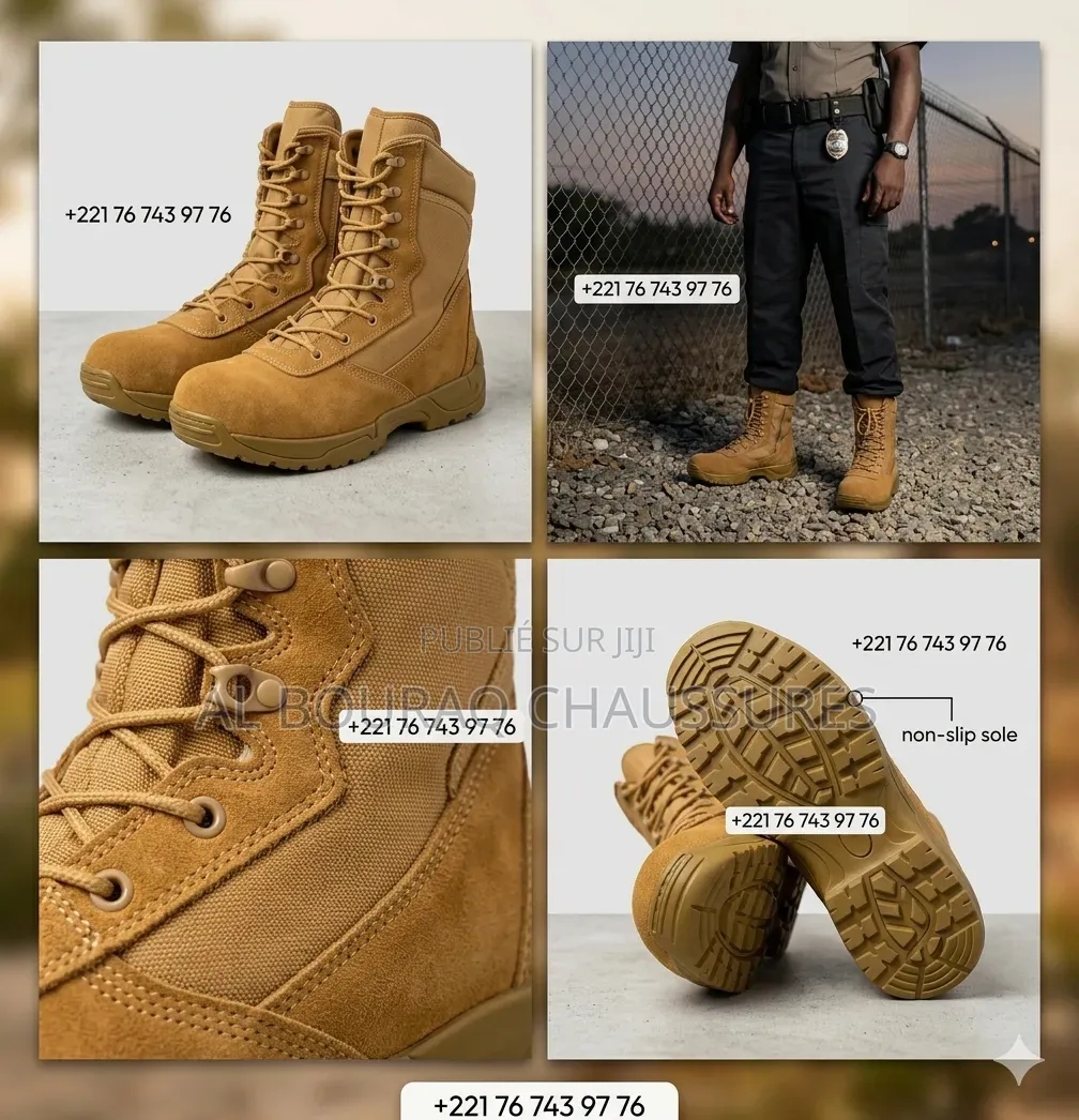  Bottes Tactiques Militaires – Haute Résistance