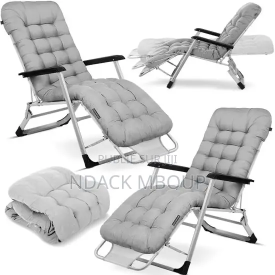 Chaise Pliante Longue Avec Housse