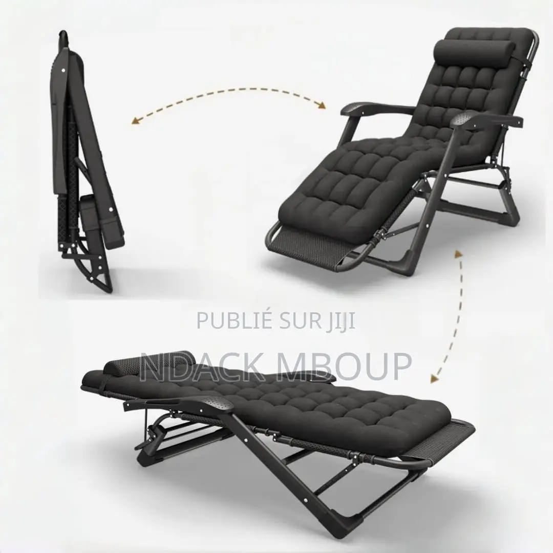 Chaise Pliante Longue Avec Housse