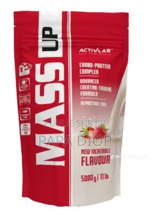Protéines Mass Up Goût Fraise