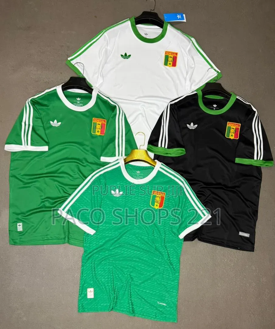 Maillot Coupe Du Monde “Senegal 2 Étoiles” M L Xl 2xl