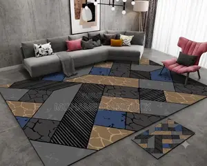 Tapis 3d Moderne Abstrait De Haute Qualité Avec Pose Pied