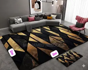 Tapis 3d Moderne Abstrait De Haute Qualité Avec Pose Pied