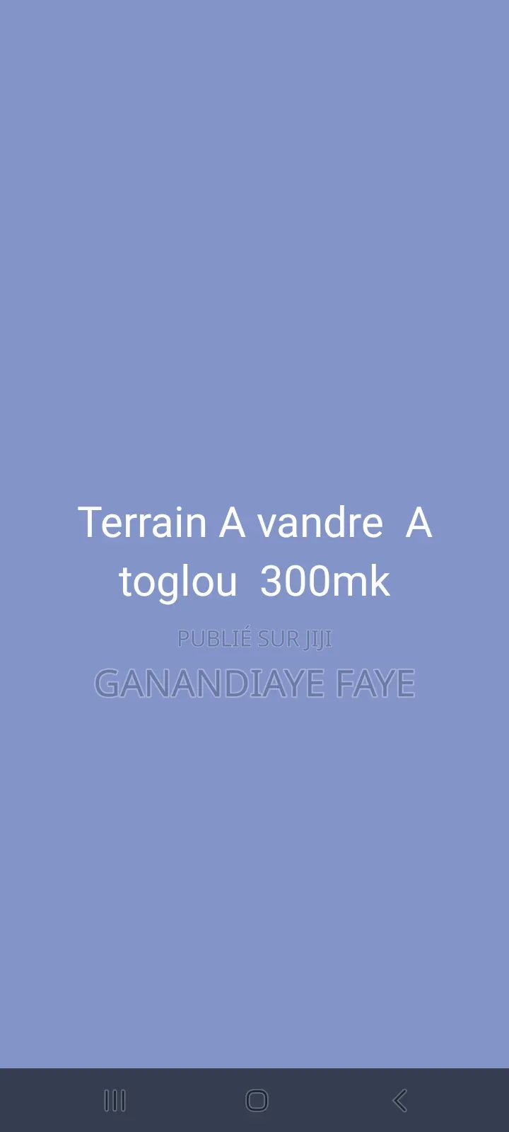 Terrain A Vandre A Toglou