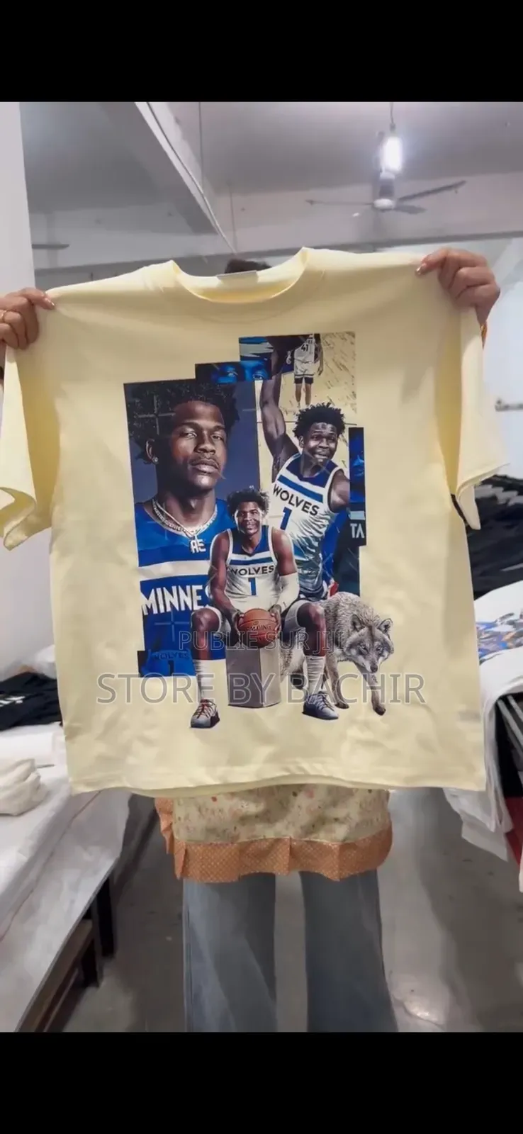T-Shirt Stillè Pour Le Basketeur