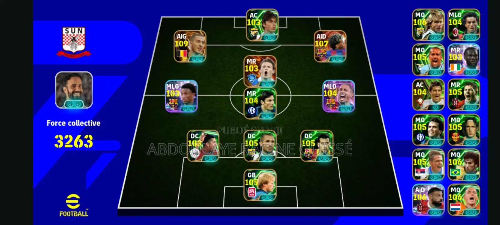 Compte Efootball