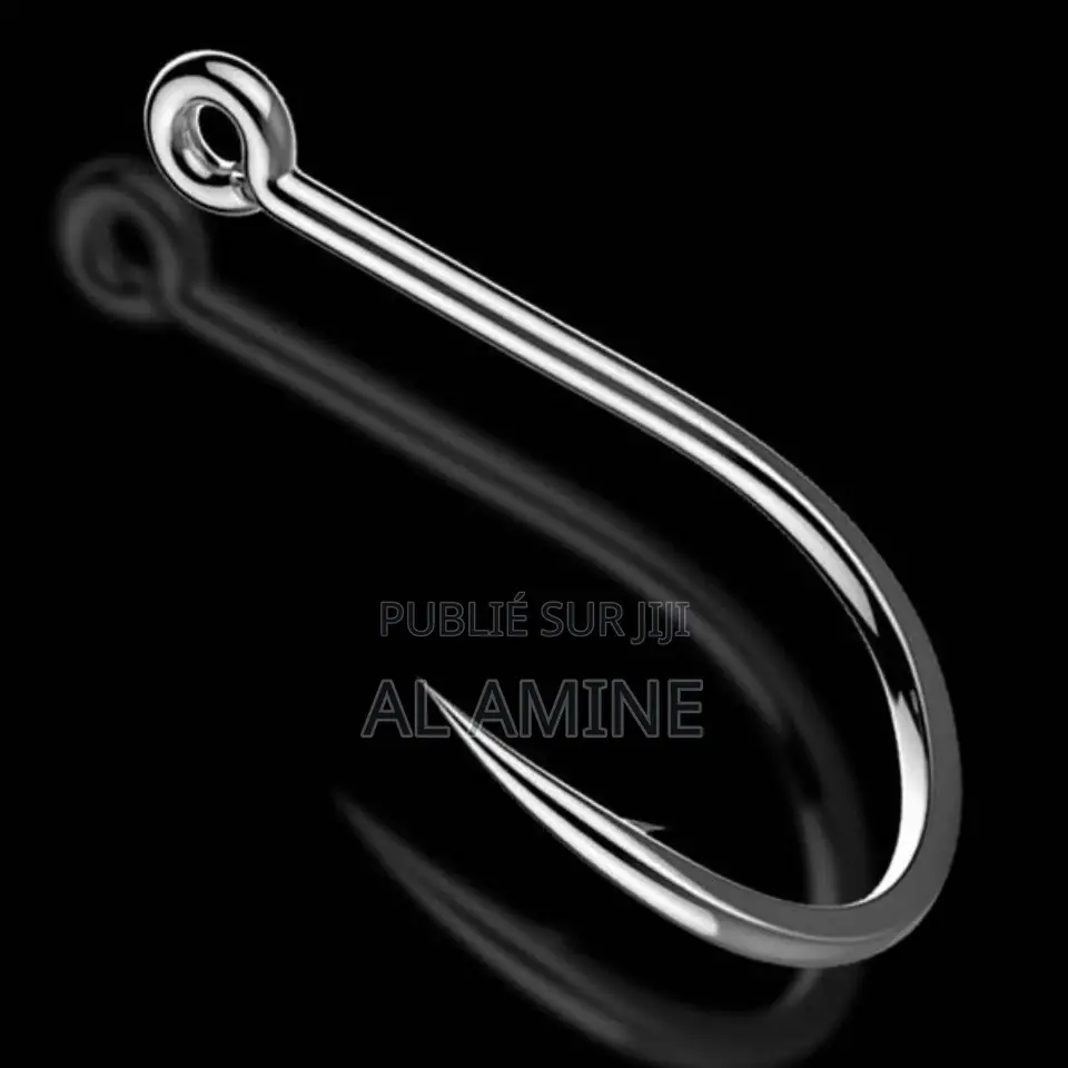Hameçons De Pêche en Acier Inoxydable 10 PCS