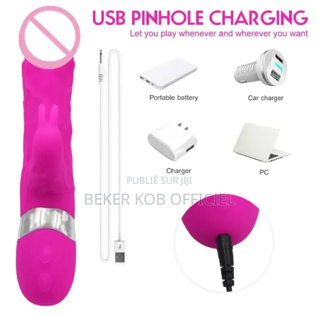 Godes Lapin 2 en 1, Stimulation Clitoridienne Et Vaginal
