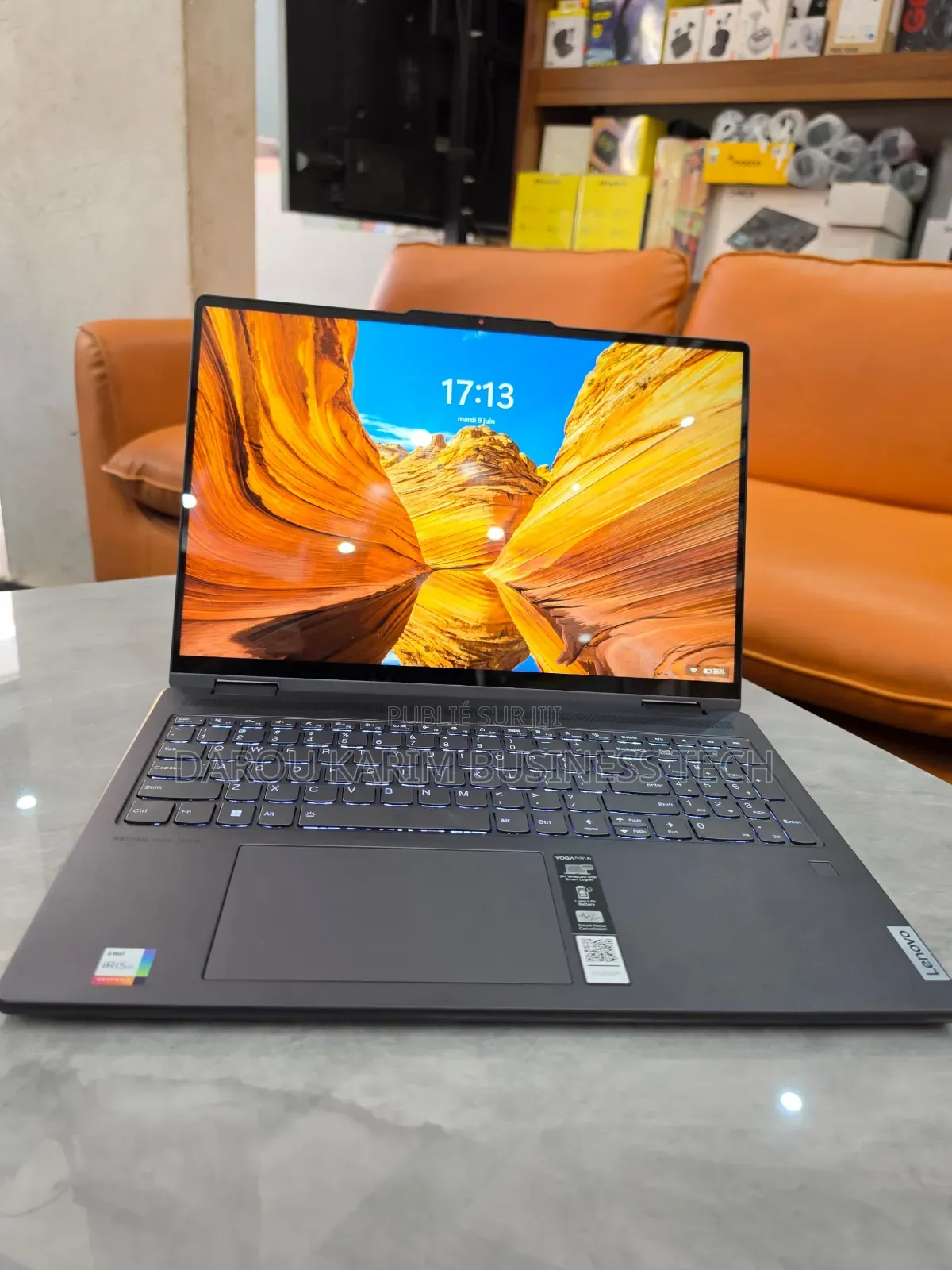Nouveau Lenovo Yoga 7 15ITL5 8GB Intel Core i5 SSD 512GB