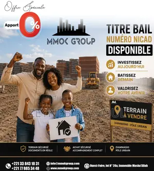 Terrain De 150m2 À Diamniadio Pôle Urbain Bail Avec Nicad Disponible