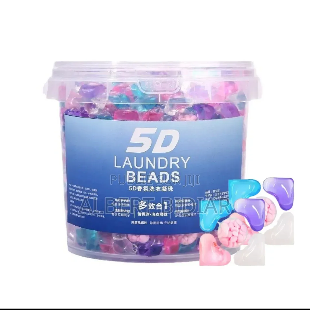 Lessive En Dosettes 5 En 1 Boite De 100 Pcs