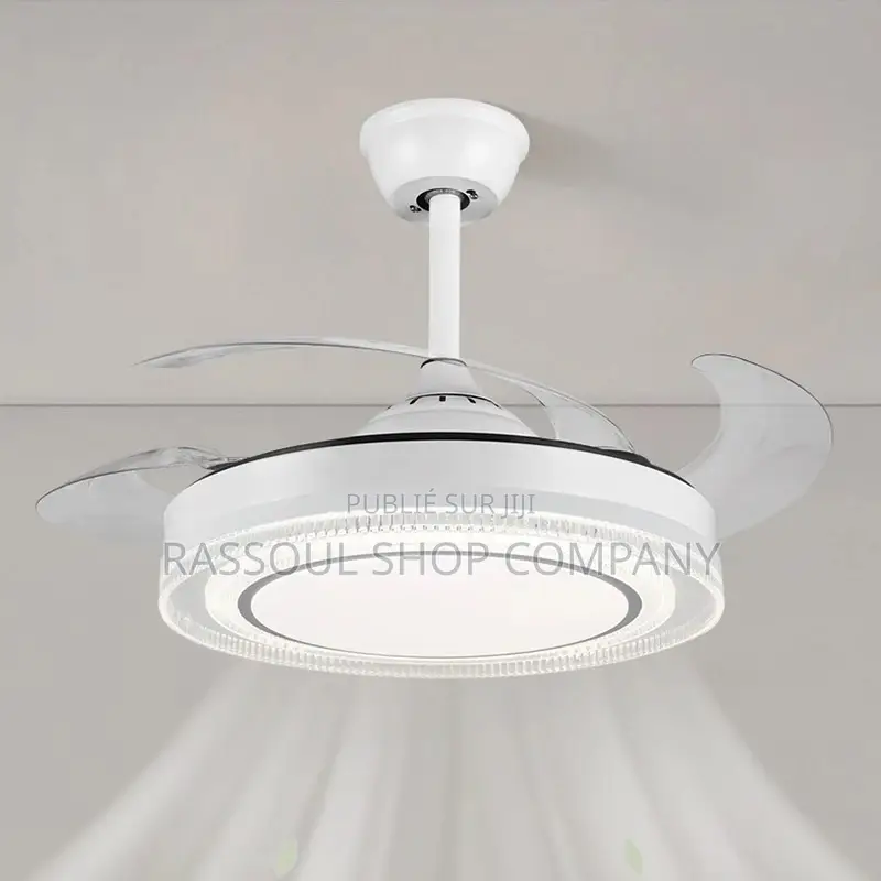 Lustre Avec Ventilateur Et Bluetooth Prix:29000f
