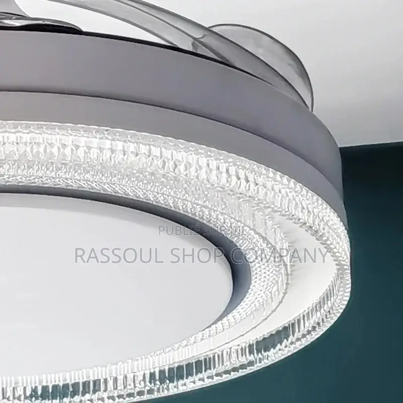 Lustre Avec Ventilateur Et Bluetooth Prix:29000f