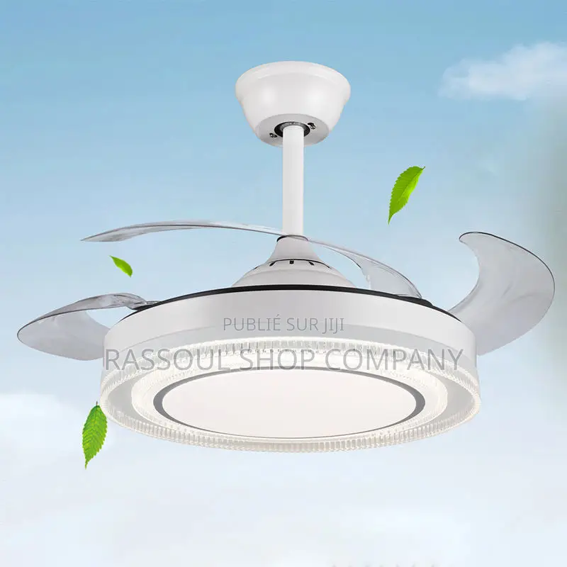 Lustre Avec Ventilateur Et Bluetooth Prix:29000f