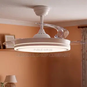 Lustre Avec Ventilateur Et Bluetooth Prix:29000f