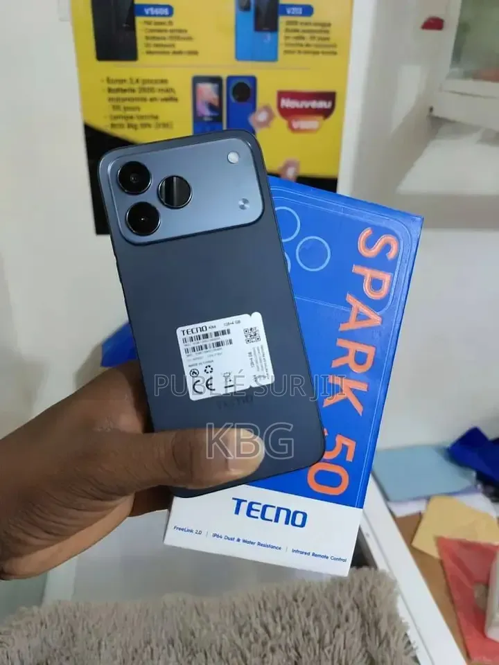 Nouveau Tecno Spark 50 128 GB Gris