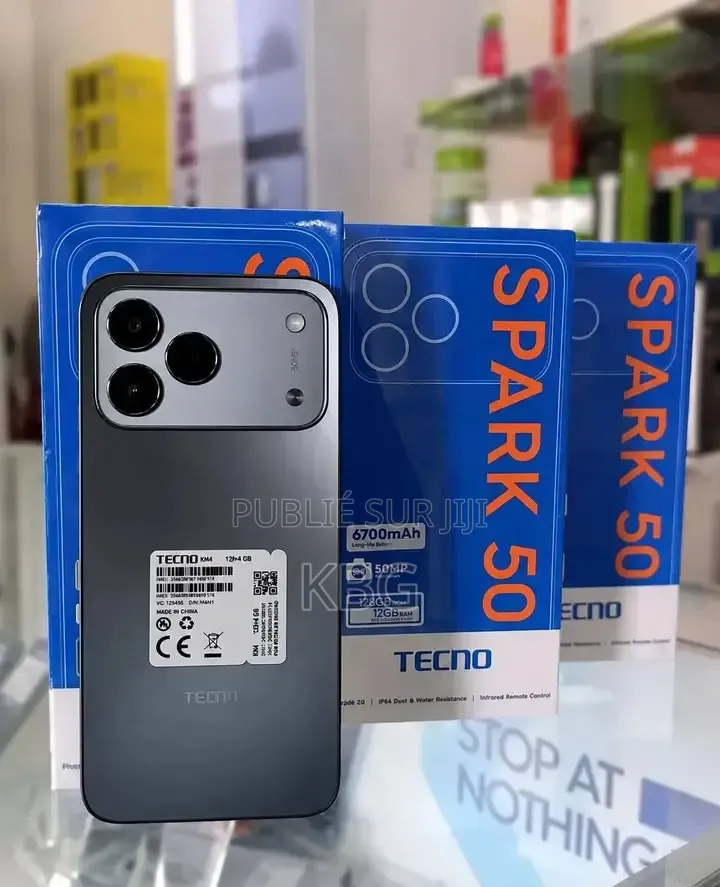 Nouveau Tecno Spark 50 128 GB Gris
