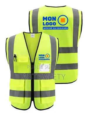 Gilet De Chantier À Bandes Fluorescent