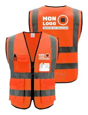 Gilet De Chantier À Bandes Fluorescent