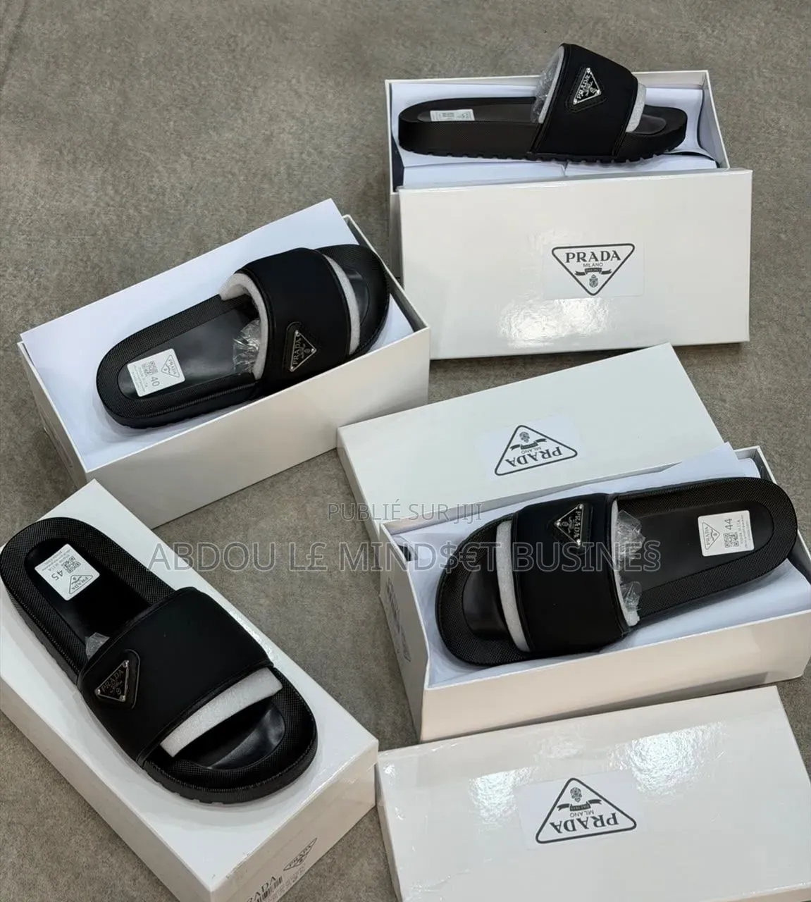 Sandal Prada Full Black Disponible