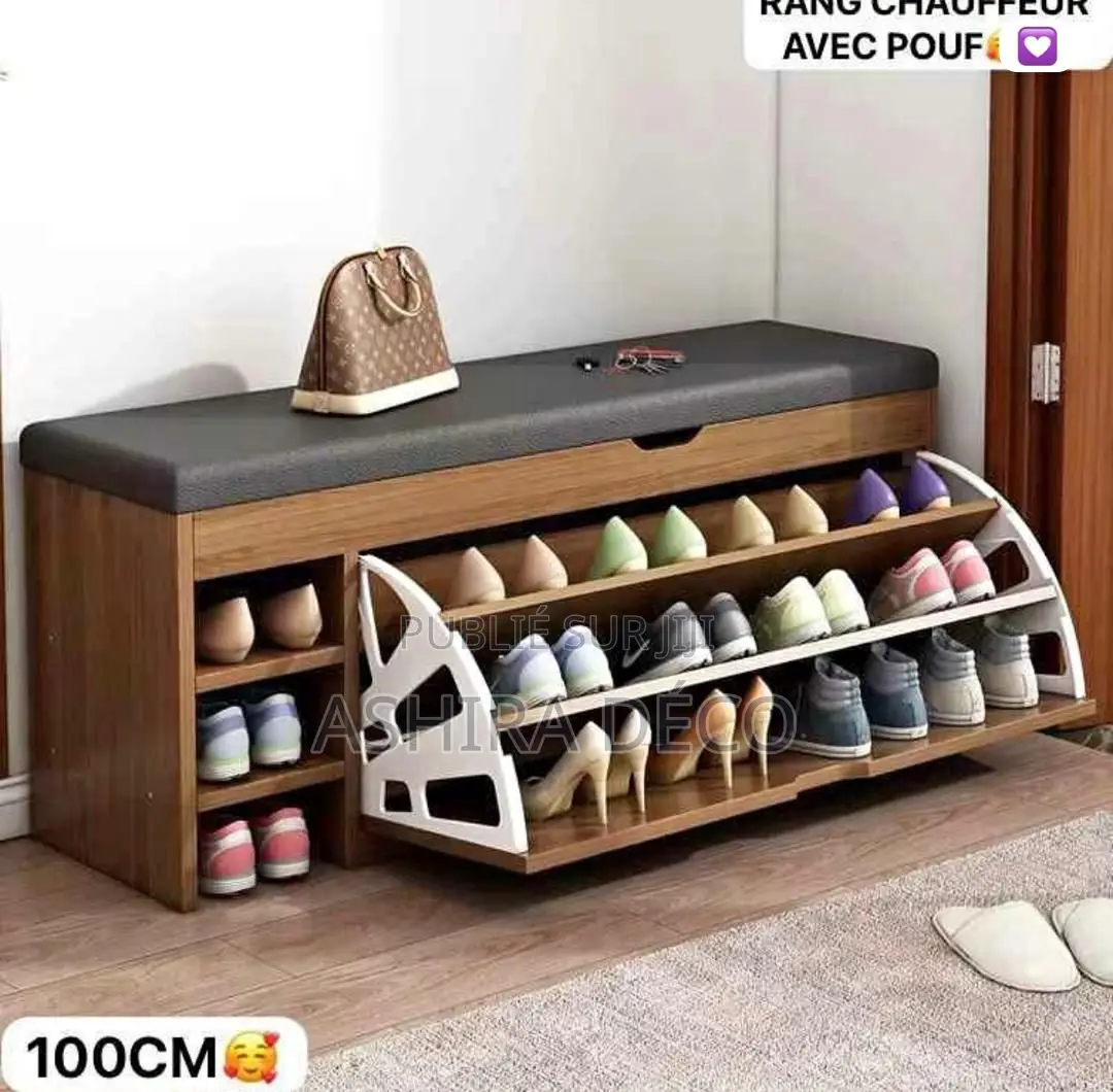 Range Chaussures Avec Pouf
