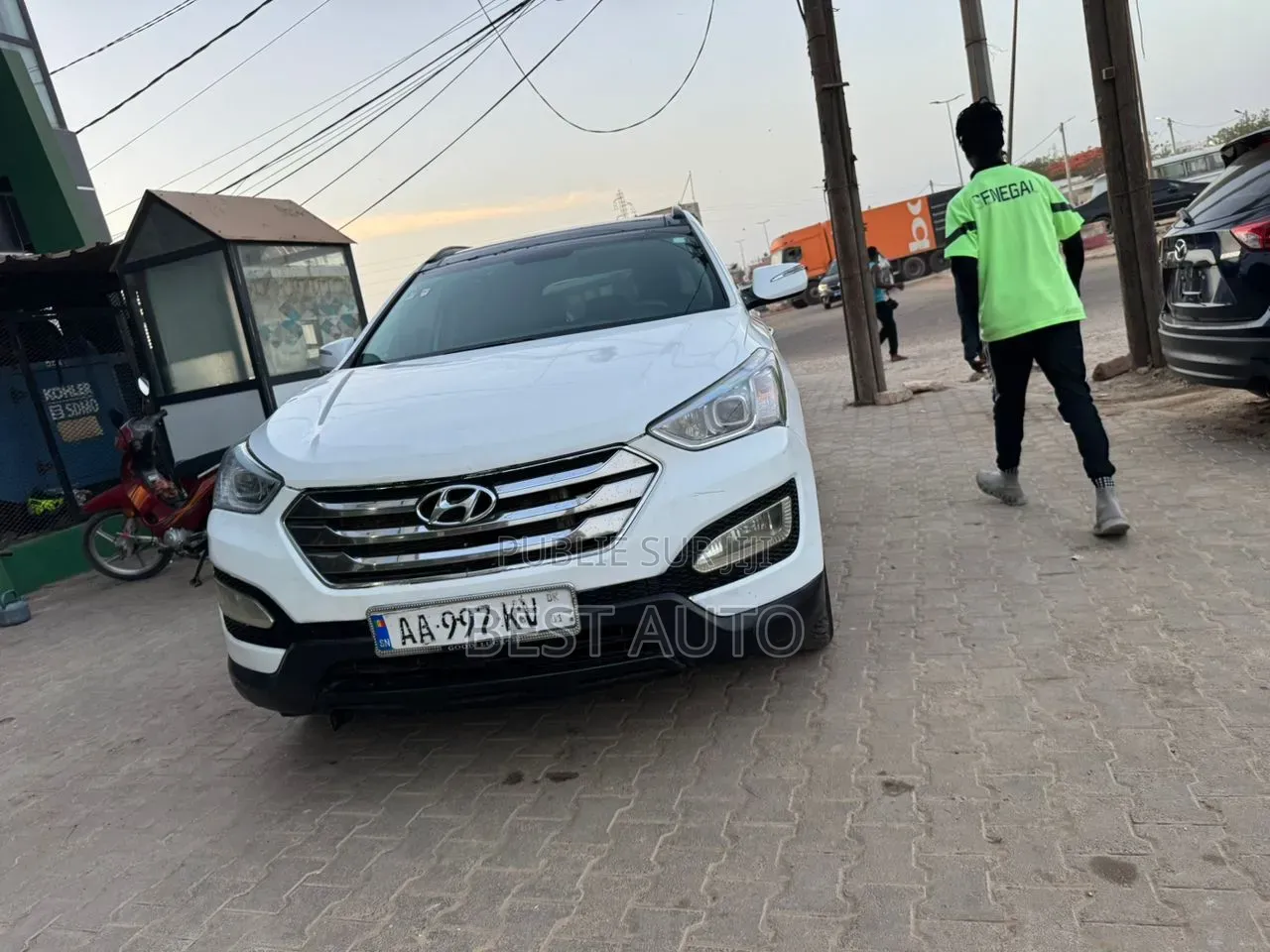 Hyundai Santa Fe 2014 Blanc