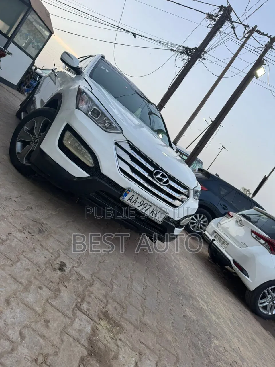 Hyundai Santa Fe 2014 Blanc