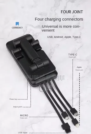 Power Bank Support Téléphone 10 000mah – Charge Rapide Portable