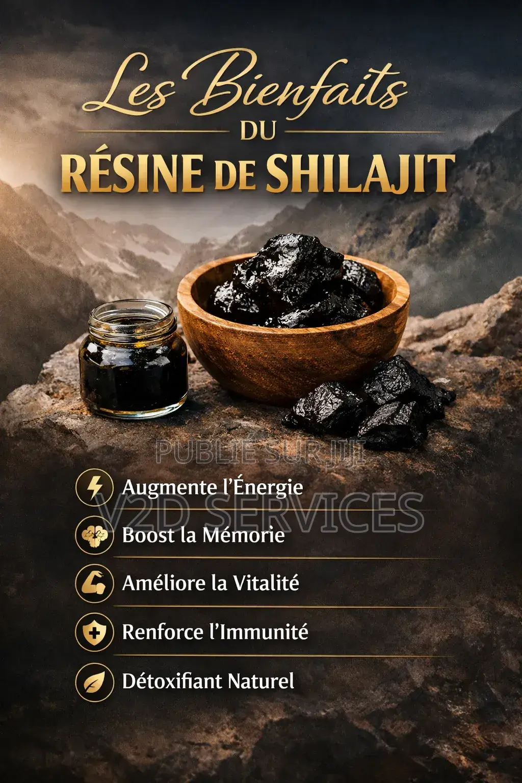 Shilajit Pure Résine