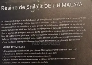 Shilajit Pure Résine