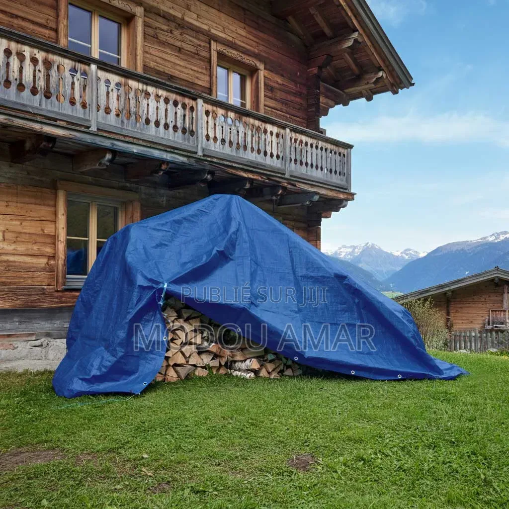 Bâche Imperméable en Polyéthylène – Parfaite 4x5 Métres