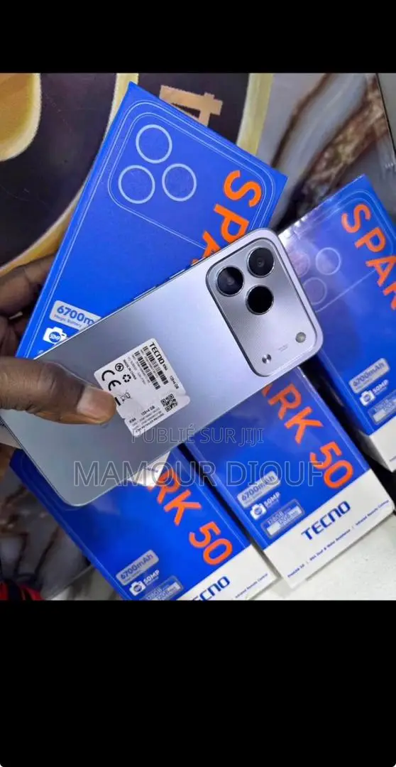 Nouveau Tecno Spark 50 128 GB Gris