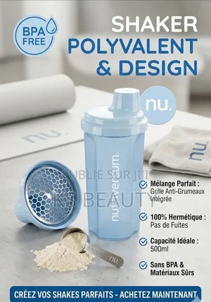 Nutriversum Grand Shaker Protéine Unisexe - 500 Ml