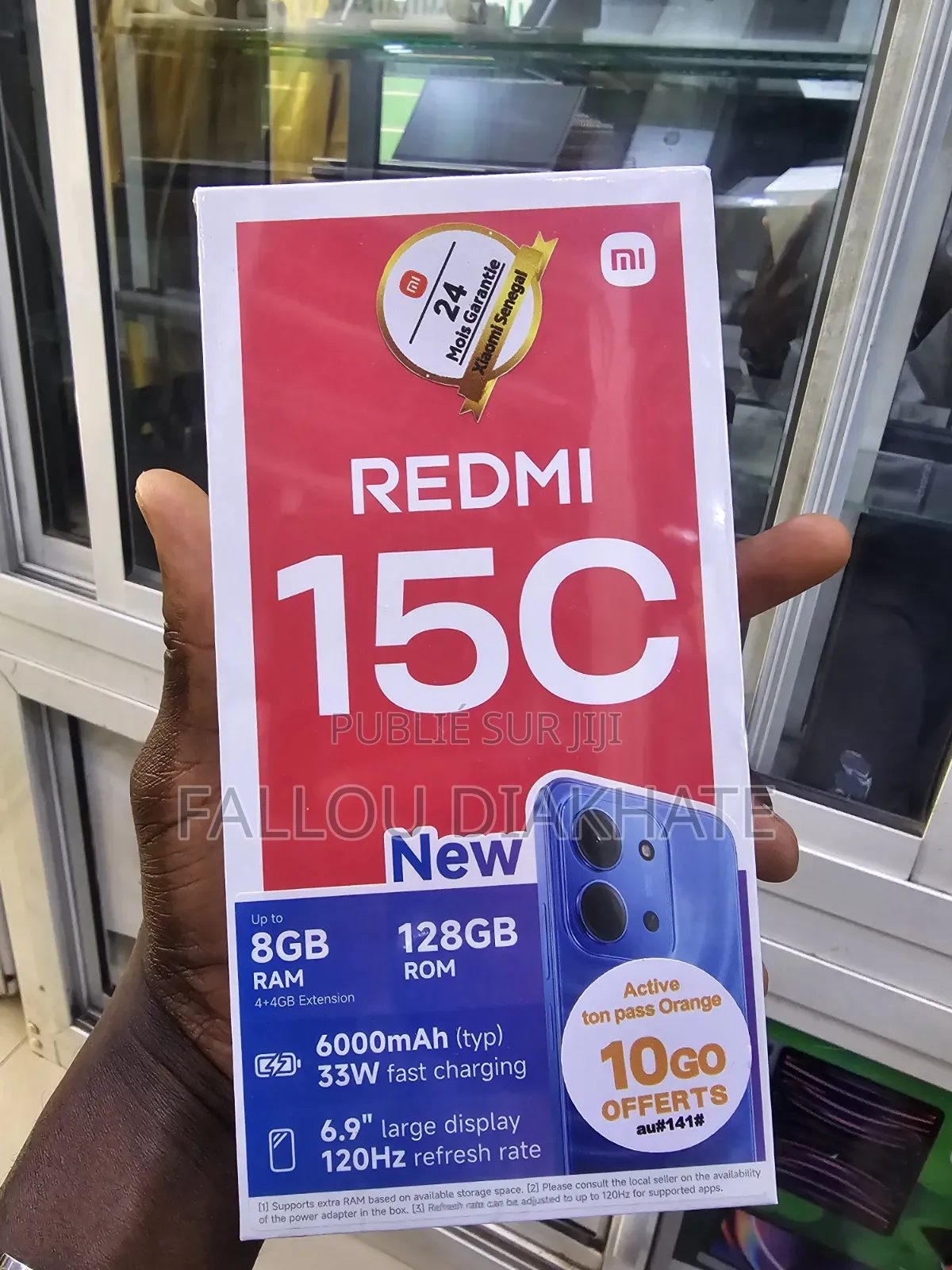 Nouveau Xiaomi Redmi 15C 4G 128 GB Noir