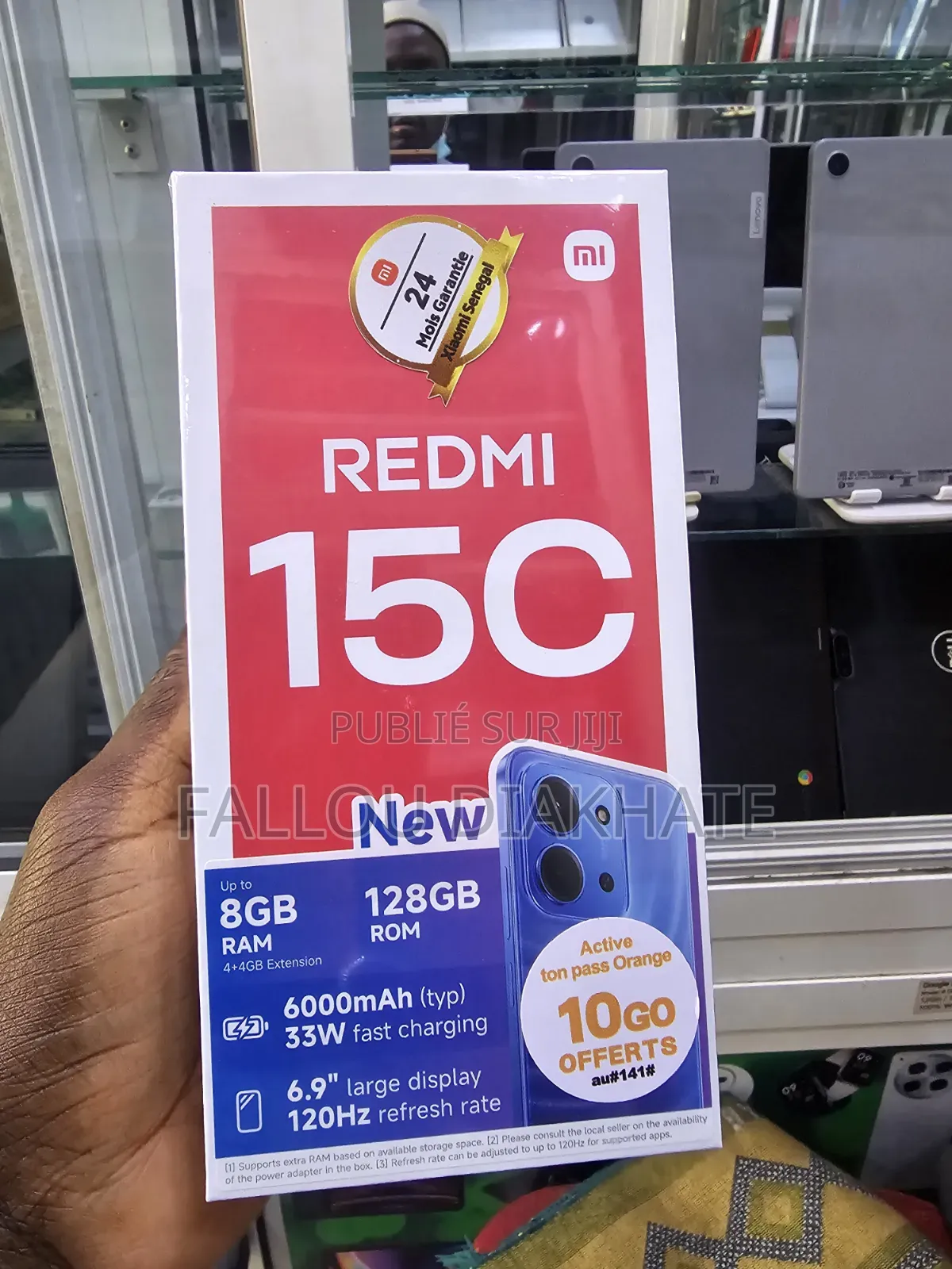 Nouveau Xiaomi Redmi 15C 4G 128 GB Noir