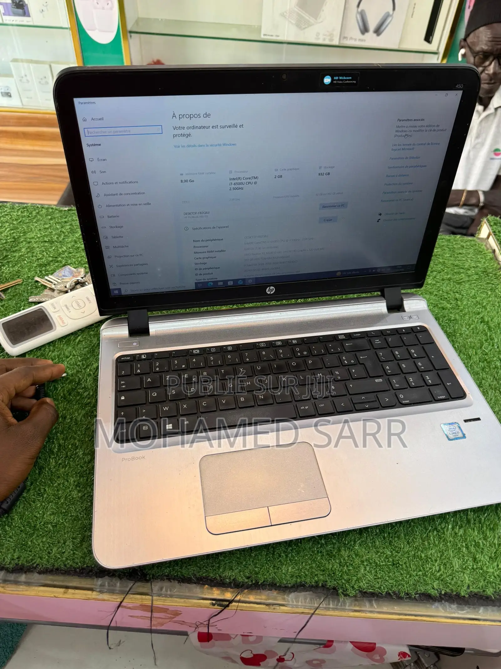 Ordinateur portable HP EliteBook 830 8GB Intel Core i7 HDD 1T