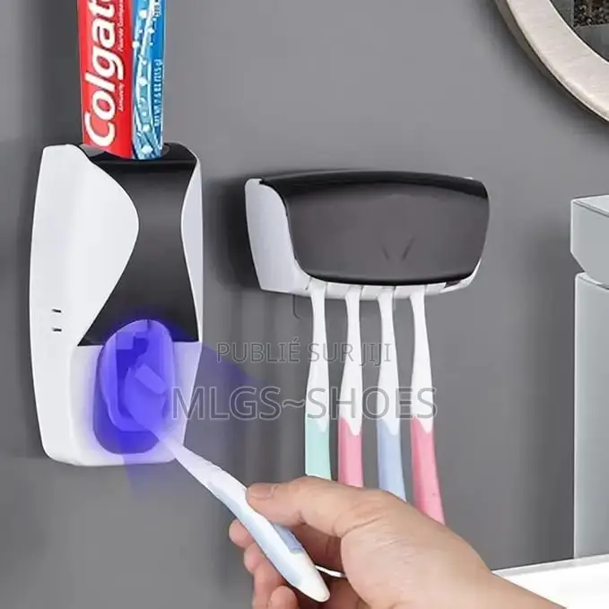 Distributeur Automatique De Dentifrice Et Garde Brosse À Dents