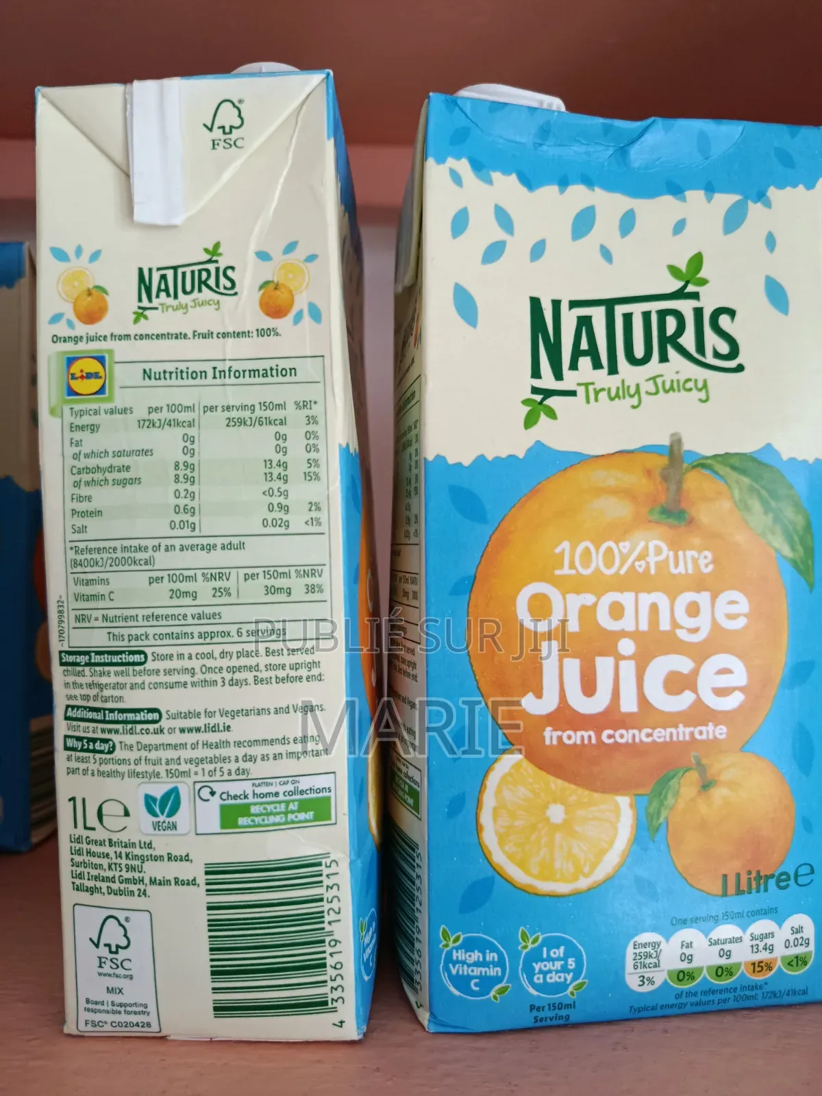 Jus d'Orange Naturis