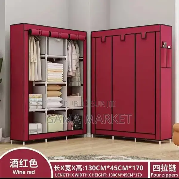 Armoire en Tissus 3 Battants